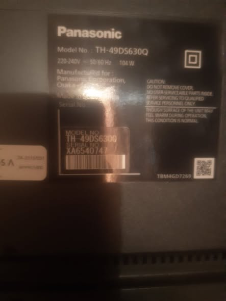 65inch Panasonic smart TV photo 2