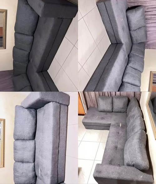 L-Couch with 6 pillows photo 1