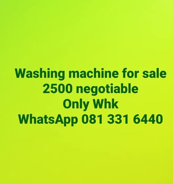 Washing machine photo 1
