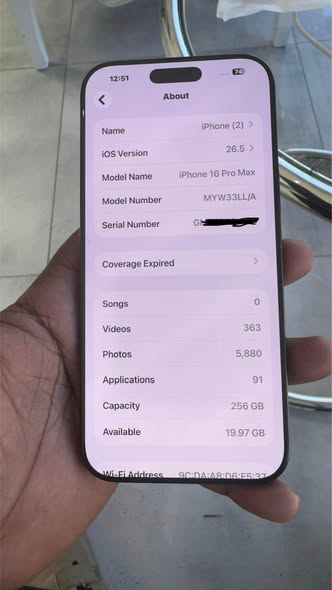 iPhone 16 Pro Max (iStore Version) – 256GB photo 3