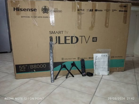 55 inch hisense smart tv photo 1