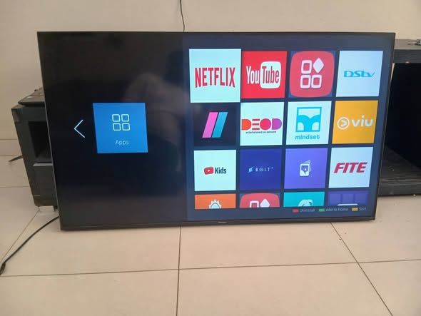 Hisense 55inch smart Tv with remote photo 3
