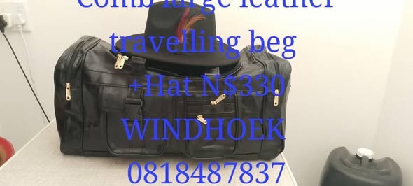 Leather travelling bag photo 2