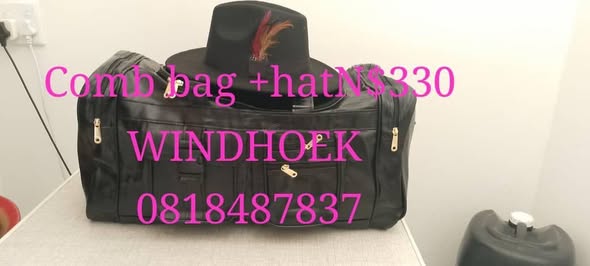 Leather travelling bag photo 5