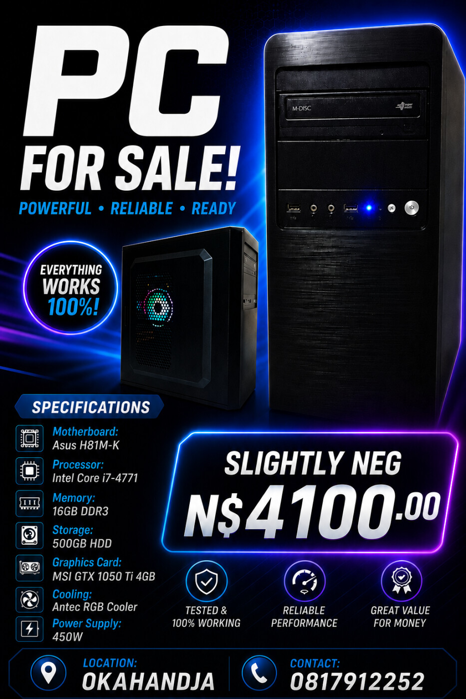 Gaming Pc For Sale photo 1