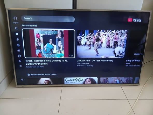 Panasonic 55inch smart Tv with remote photo 4