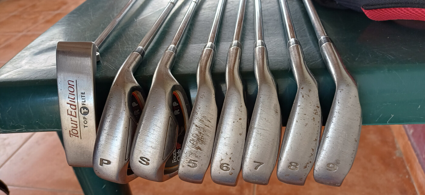 Golf clubs with bag photo 5