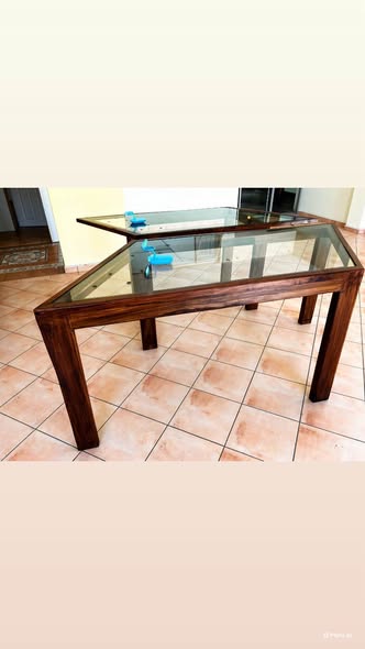 X2 thick glass DINING TABLES photo 2