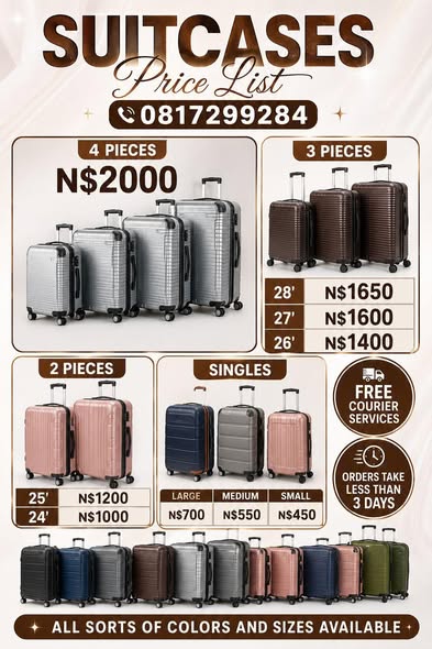 Dusty Pink suitcases photo 3