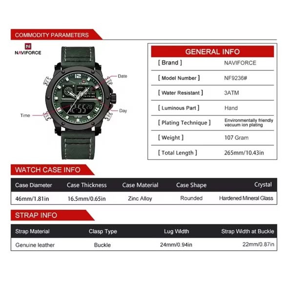 ORIGINAL NAVIFORCE WATCHES photo 3