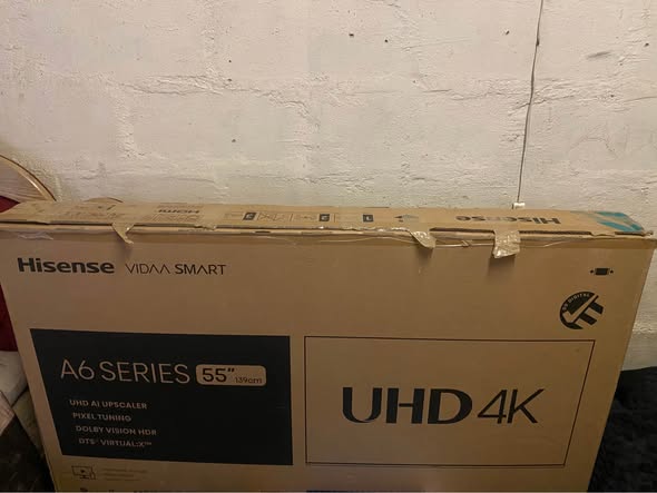 Hisense 55” Smart TV & Hisense Sound bar photo 1