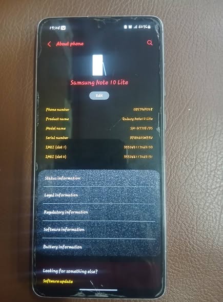 Samsung Note 10lite photo 3