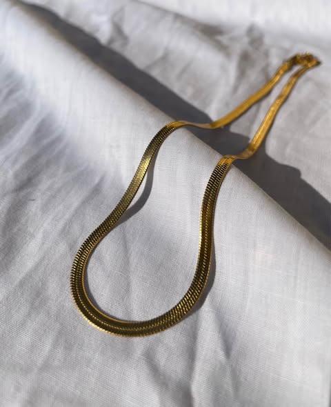 Unisex Gold Snake Chains photo 1