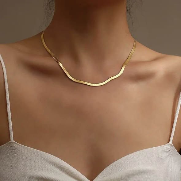 Unisex Gold Snake Chains photo 4