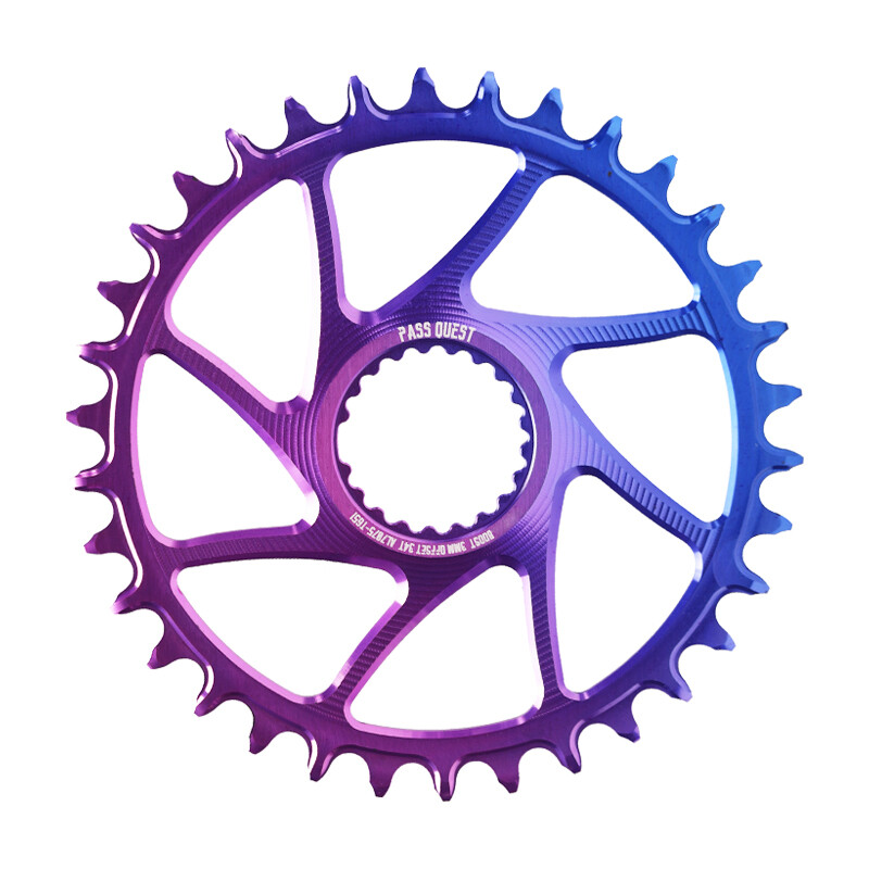 PASS QUEST 3MM offset color crankset mountain bike narrow