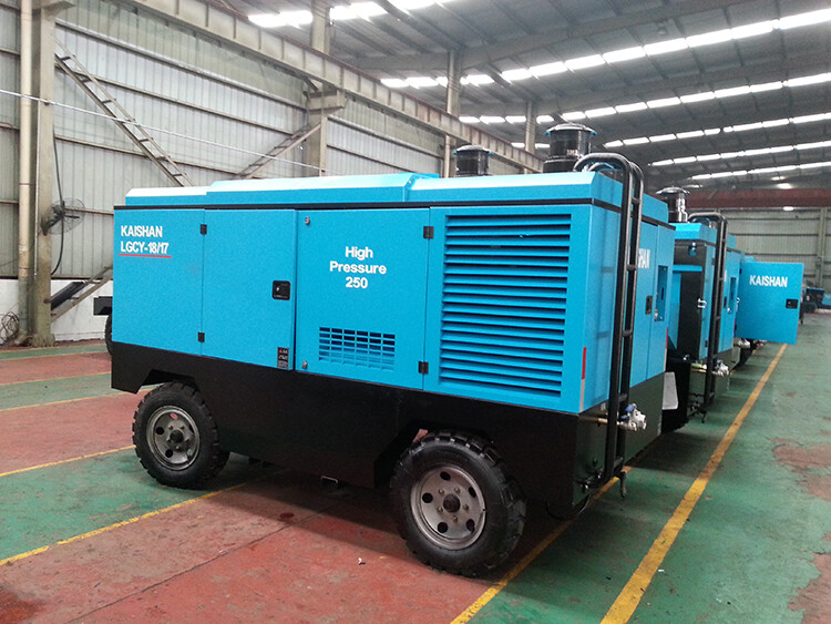 High Pressure Compressors in Swakopmund Construction Works Kalahari