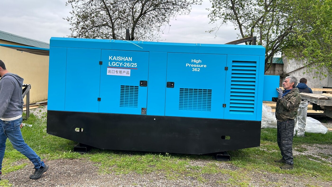 High Pressure Compressors in Swakopmund Construction Works Kalahari