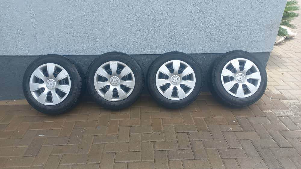 Mazda demio rims and tyres for sale in Windhoek - Rims - Kalahari Deals ...