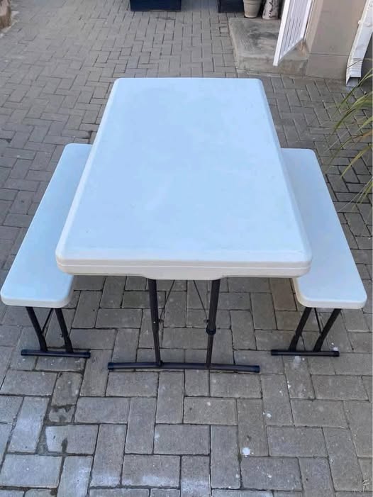 Folding Table with Benches photo 1
