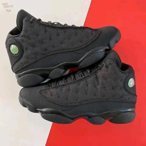 Jordan black cat 13 sneakers photo 1