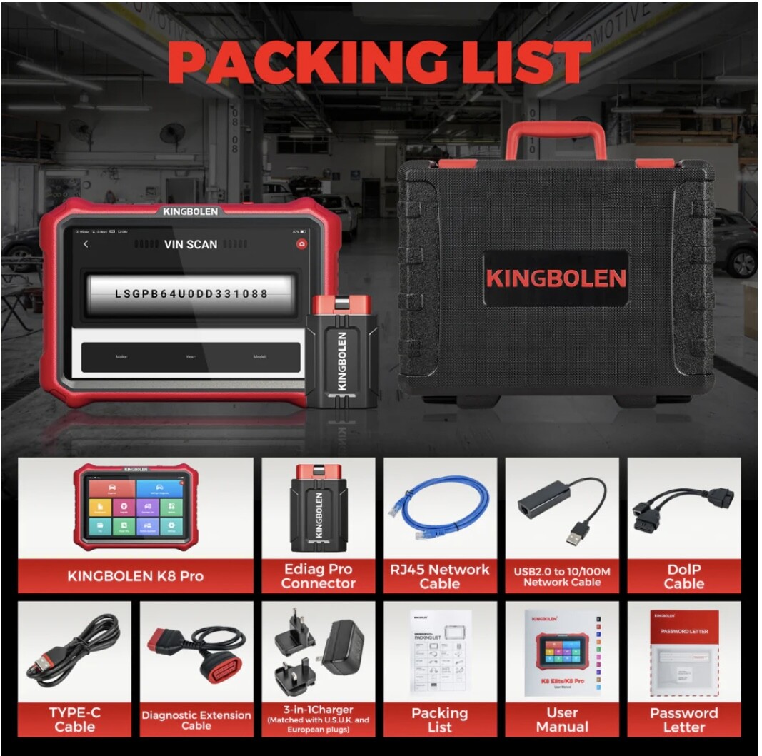 Kingbolen K8 Pro Diagnostic Machine photo 6