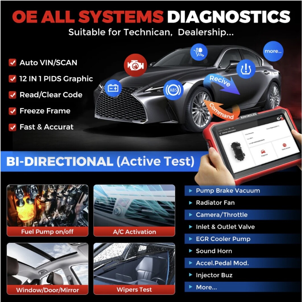 Kingbolen K8 Pro Diagnostic Machine photo 11