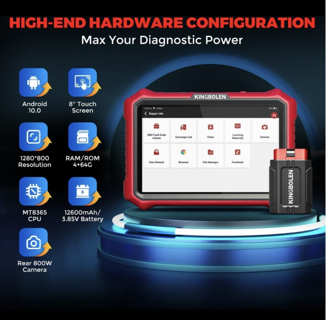 Kingbolen K8 Pro Diagnostic Machine photo 10